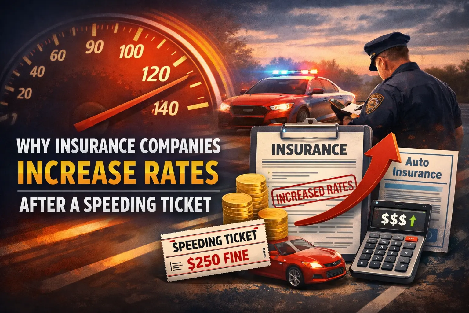 Why Insurance Companies Increase Rates After a Speeding Ticket Why Insurance Companies Increase Rates After a Speeding Ticket