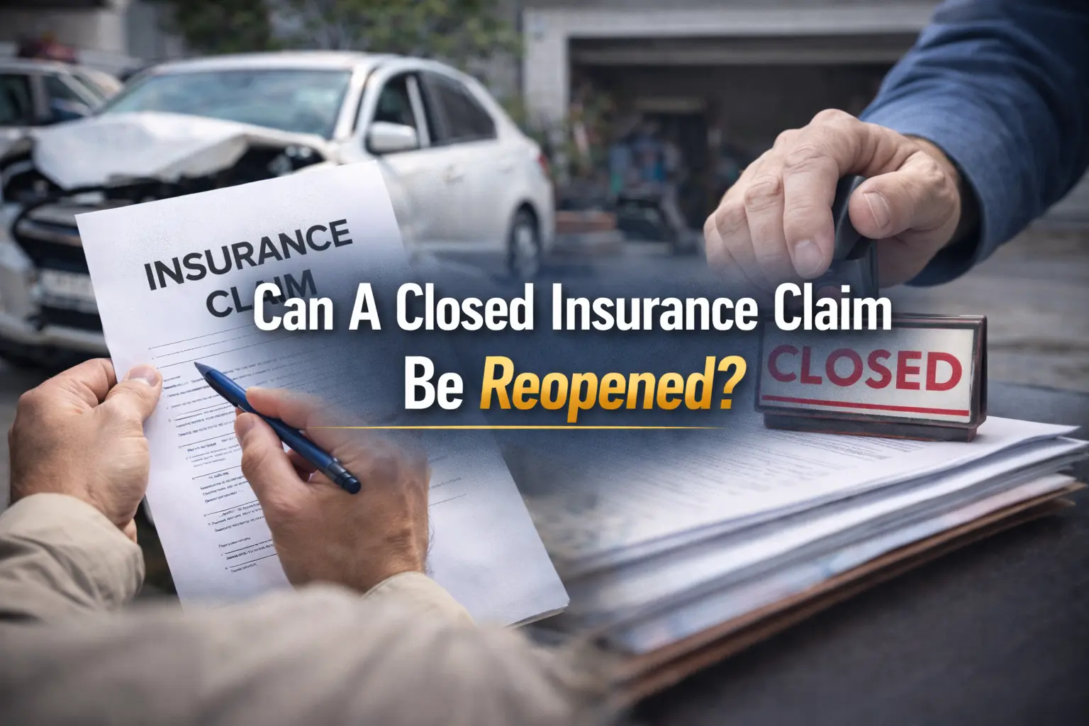 Can A Closed Insurance Claim Be Reopened?