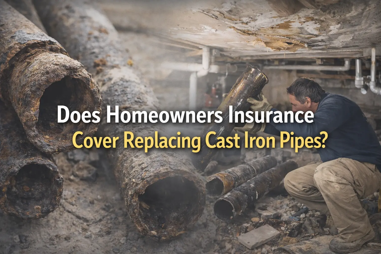 Does Homeowners Insurance Cover Replacing Cast Iron Pipes? Does Homeowners Insurance Cover Replacing Cast Iron Pipes?